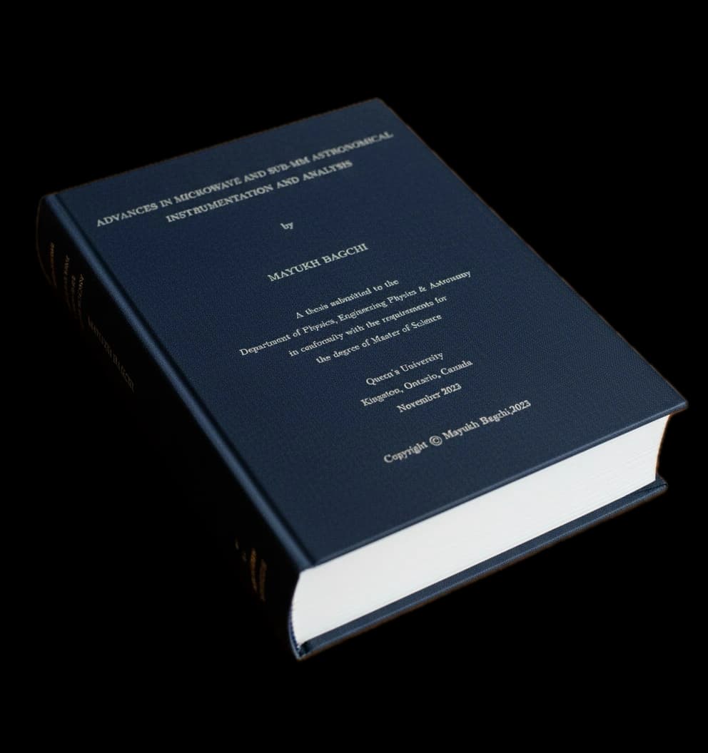 MSc Thesis cover — Advances in Microwave and Sub-mm Astronomical Instrumentation and Analysis