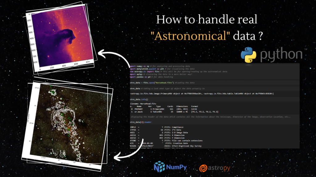 How to handle real Astronomical data