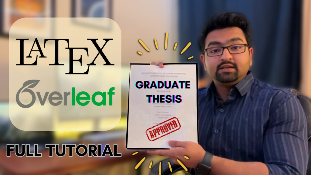 How to write a thesis in Latex Overleaf ? 2024 full tutorial