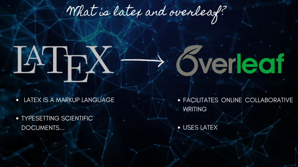 What is overleaf? How to write a thesis?