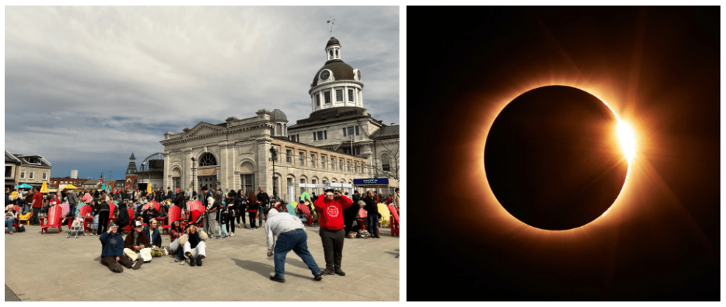 Mayukh 2024 solar eclipse Kingston