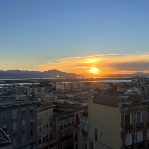 Sunset in Cagliari